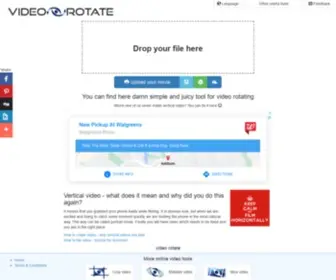 Videorotate.com(Video Rotate) Screenshot