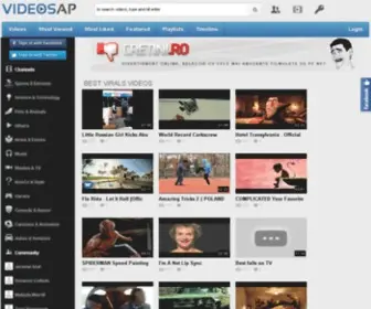 Videosap.com(Videos online Viral video share) Screenshot