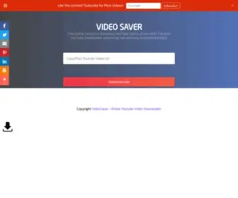 Videosaver.xyz(Online Youtube Video Downloader) Screenshot