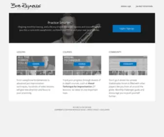 Videosaxlessons.com(Business-Class Web Hosting by (mt) Media Temple) Screenshot