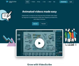 Videoscribe.co(Animated videos made easy with VideoScribe) Screenshot