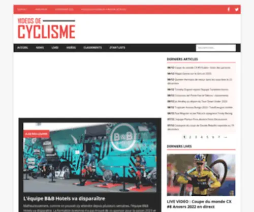 Videosdecyclisme.fr(Videos de cyclisme) Screenshot