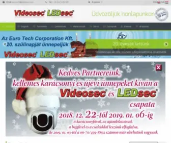 Videosec.com(Videosec & LEDsec) Screenshot
