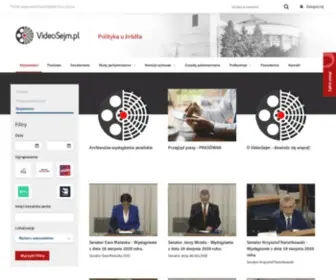 Videosejm.pl(Pienia pos) Screenshot