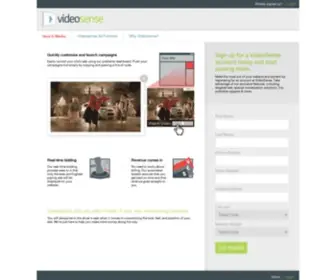 Videosense.com(Get Started Today) Screenshot