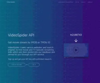 Videospider.in(VideoSpider Movie Streaming API) Screenshot