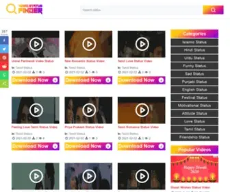 Videostatusfinder.com(New 30 Seconds Whatsapp Status Video Download Free Mp4 for Songs) Screenshot