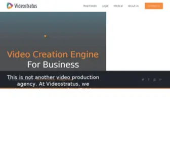 Videostratus.com(Automatic video creation for online stores and businesses) Screenshot