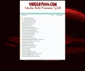 Videosyiah.com(Video Kesesatan Syi'ah) Screenshot