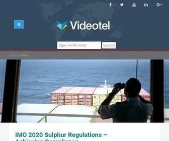 Videotel.com(Videotel Marine International) Screenshot