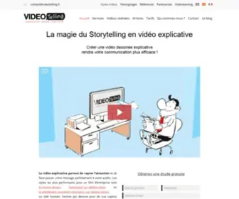 Videotelling.fr(Agence Création Vidéo) Screenshot