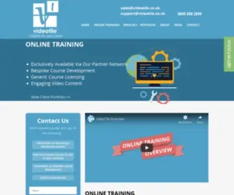 Videotilehost.co.uk(Online Training) Screenshot