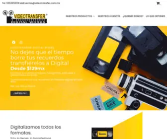 Videotransfer.com.mx(TRANSFIERE TUS VHS A DIGITAL) Screenshot