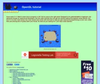 Videotutorialsrock.com(OpenGL Video Tutorial) Screenshot