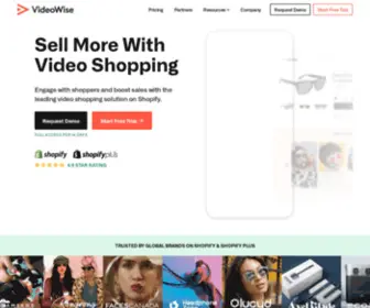 Videowise.com(Automated Video for Shopify stores) Screenshot