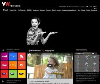 VideoWorld.gr(Παραγωγή τηλεοπτικών σποτ Videoworld) Screenshot