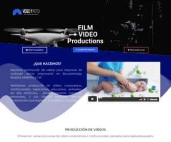 Videoyfotobucaramanga.com(Produccion de Videos) Screenshot