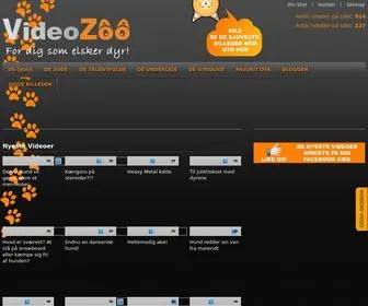 Videozoo.dk(Sjove videoer med hund) Screenshot