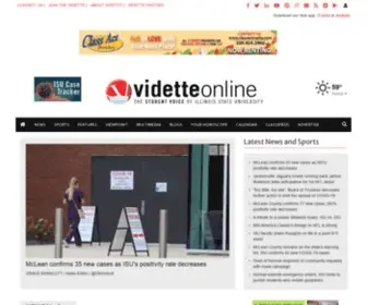 Videtteonline.com(Illinois State University's News Source) Screenshot