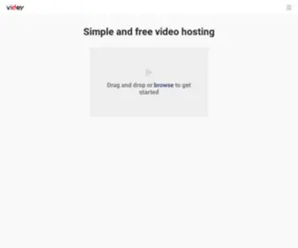 Videy.co(Free and simple video hosting) Screenshot