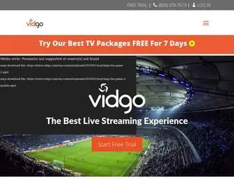 Vidgo.com(Get Started With Unrivaled College & Pro Sports 95+ Channels. Vidgo) Screenshot