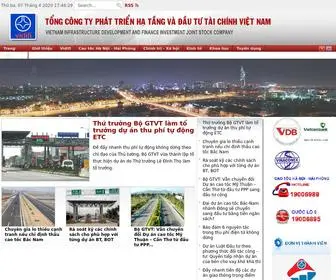 Vidifi.vn(Tổng công ty Phát triển hạ tầng và Đầu tư tài chính Việt Nam (VIDIFI)) Screenshot
