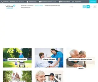 Vidima.de(Online Sanitätshaus) Screenshot