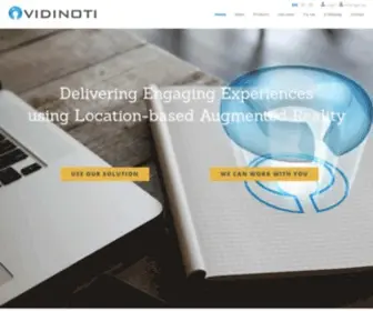 Vidinoti.com(Expert en Réalité Augmentée) Screenshot