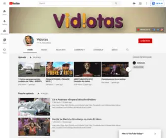 Vidiotas.com.br(Videos engraçados comedia humor) Screenshot