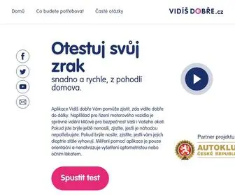 Vidisdobre.cz(Vidíš dobře) Screenshot