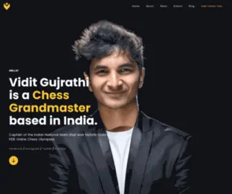 Viditchess.com(Indian Chess Grandmaster) Screenshot