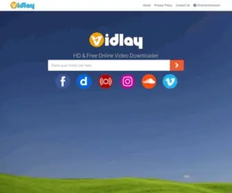 Vidlay.net(Free Online Video Downloader) Screenshot