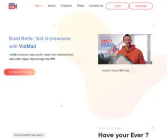 Vidmail.us(Video Email and SMS & Live Streaming) Screenshot