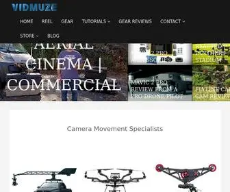 Vidmuze.com(Camera Movement Specialists) Screenshot