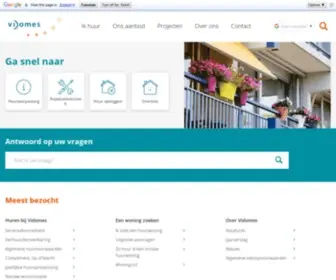 Vidomes.nl(Home) Screenshot