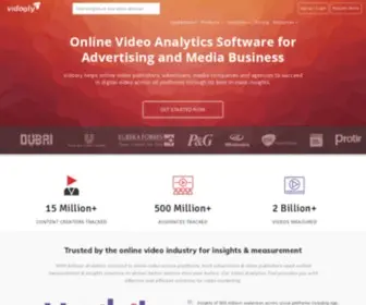 Vidooly.com(Online Video Analytics & Marketing Software) Screenshot