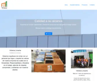Vidrierialimache.cl(Vidrieria Limache) Screenshot