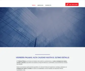 Vidrieriapalmas.com(VIDRIERIA PALMAS) Screenshot