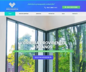 Vidrieriaprovidencia.cl(Inicio) Screenshot