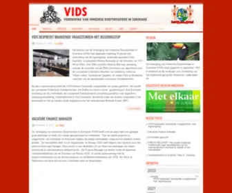 Vids.sr(De Vereniging van Inheemse Dorpshoofden in Suriname (VIDS)) Screenshot