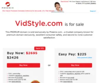 Vidstyle.com(四川坚果通讯股份有限公司) Screenshot