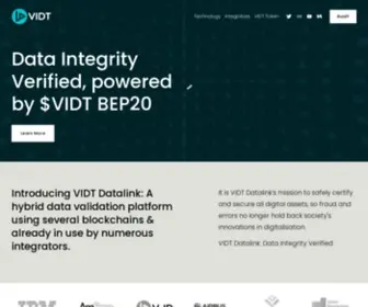 Vidt-Datalink.com(VIDT DAO) Screenshot