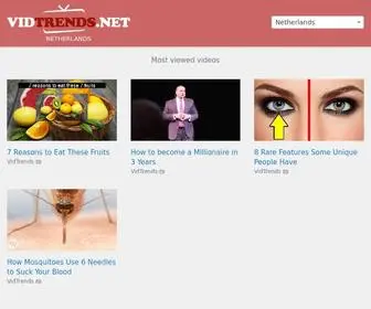 Vidtrends.net(VidTrends) Screenshot