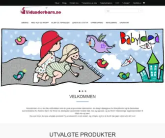 Vidunderbarn.no(Vidunderbarn) Screenshot