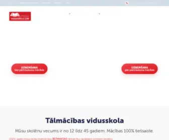 Vidusskola.com(ZIEMAS UZŅEMŠANA Tālmācības Skolā) Screenshot