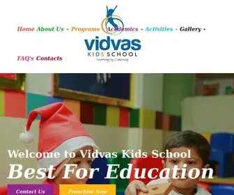 Vidvaskidsschool.com(VIDVAS Kids School) Screenshot