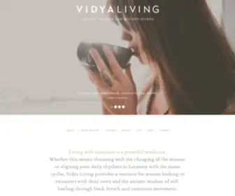 Vidyacleanse.com(Vidya Living) Screenshot