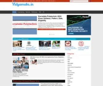 Vidyamata.in(Updated & Free Information for all Entrance Exams and Govt Jobs) Screenshot