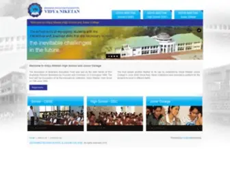 Vidyaniketanedu.com(Vidya Niketan High School & Junior College) Screenshot