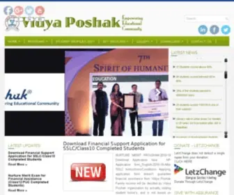 Vidyaposhak.org(Our Home) Screenshot